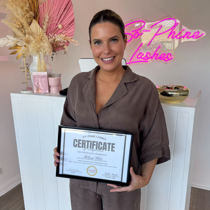 Online Eyelash Extension Course + 1 Day In-Person Training