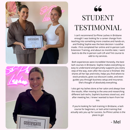 In-Person Lash Lift & Tint Course